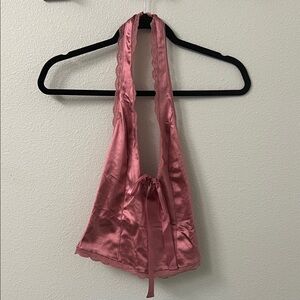 Kimchi Blue Mauve Satin Top